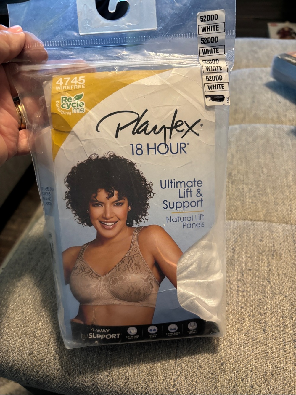 Playtex 18 Hour Bra Sz 52DDD